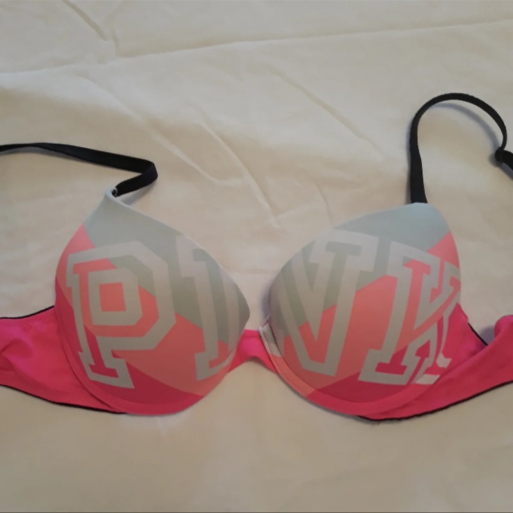 Pink Victoria’s Secret bra